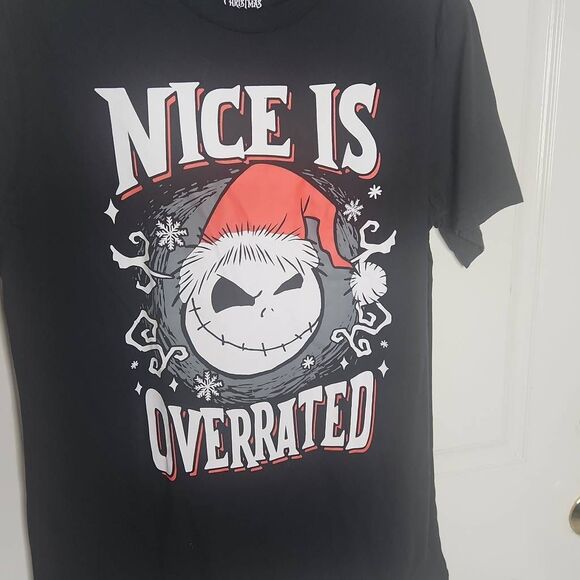 Disney the night before Christmas Nice is overrated tshirt men's size M - Picture 2 of 3